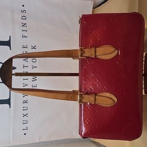 Louis VuittonRouge vernis Rosewood Bag 1993 Vintage Very Limited Production